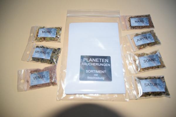 Planeten-Räucherungen Sortiment